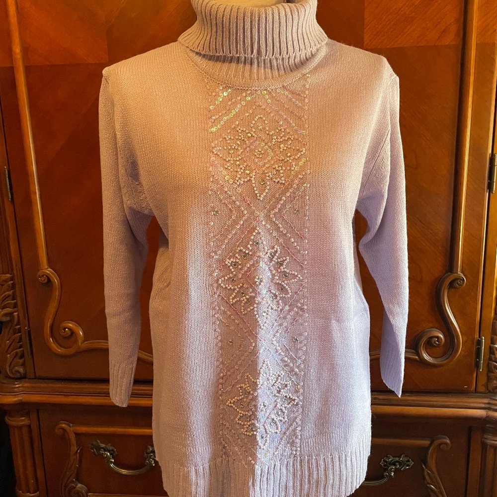 "Salon Studio" Lavender Sweater